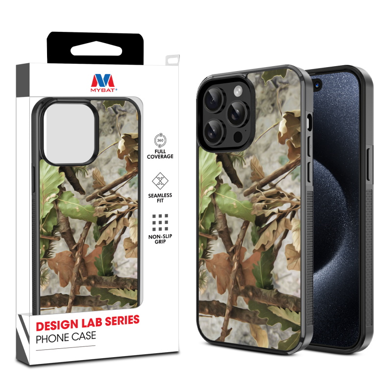 MyBat Design Lab Series Case for Apple iPhone 14 Pro (6.1) - Forest Camouflage
