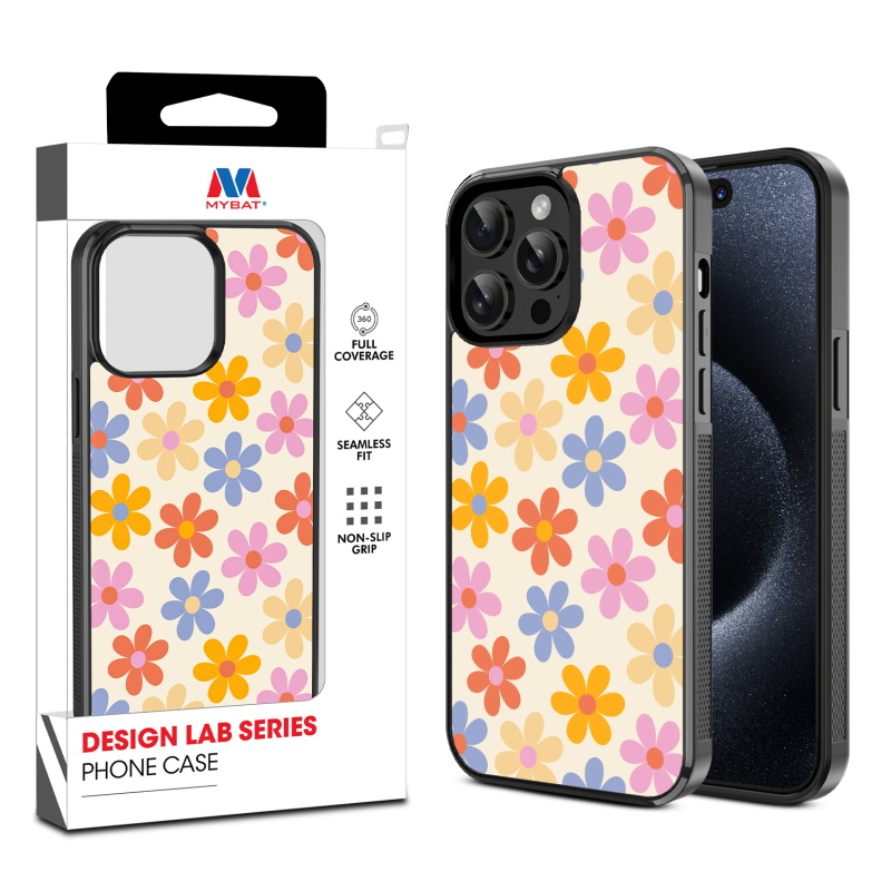 MyBat Design Lab Series Case for Apple iPhone 14 Pro (6.1) - Retro Daisies