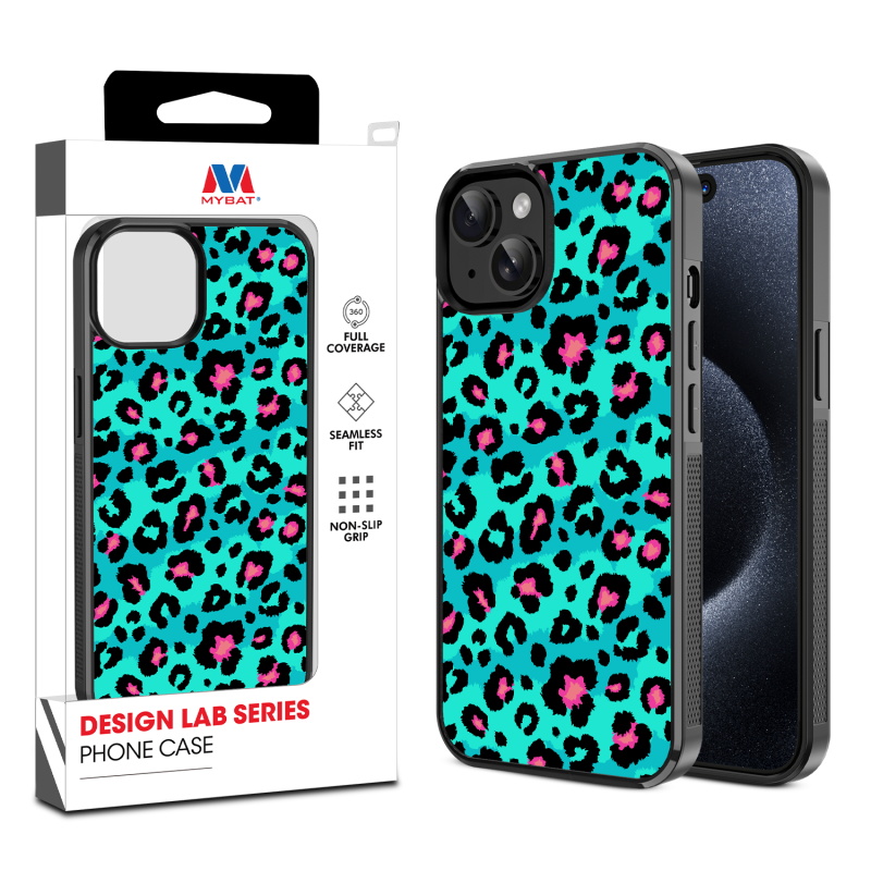 MyBat Design Lab Series Case for Apple iPhone 15 (6.1) - Multicolor Leopard