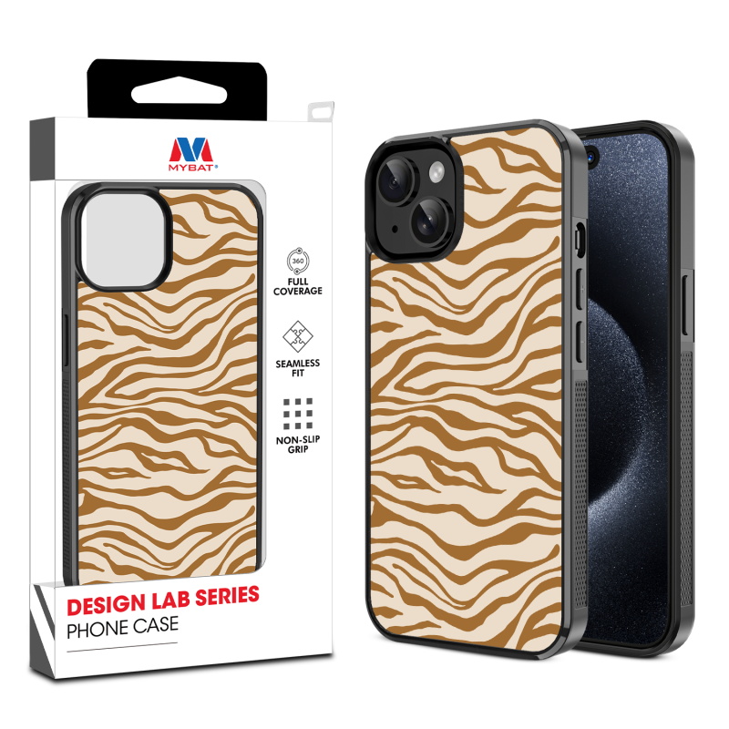 MyBat Design Lab Series Case for Apple iPhone 15 (6.1) - Tiger Stripes