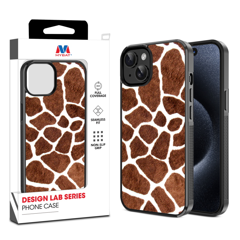 MyBat Design Lab Series Case for Apple iPhone 15 (6.1) - Giraffe spots
