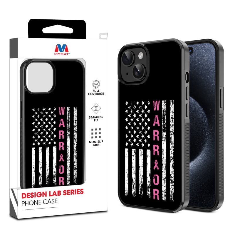 MyBat Design Lab Series Case for Apple iPhone 15 (6.1) - Pink Ribbon