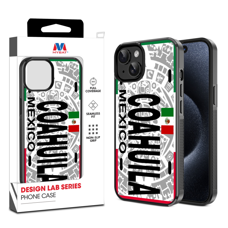 MyBat Design Lab Series Case for Apple iPhone 15 (6.1) - Coahuila Azteca