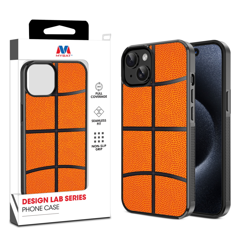 MyBat Design Lab Series Case for Apple iPhone 15 (6.1) - Basketball