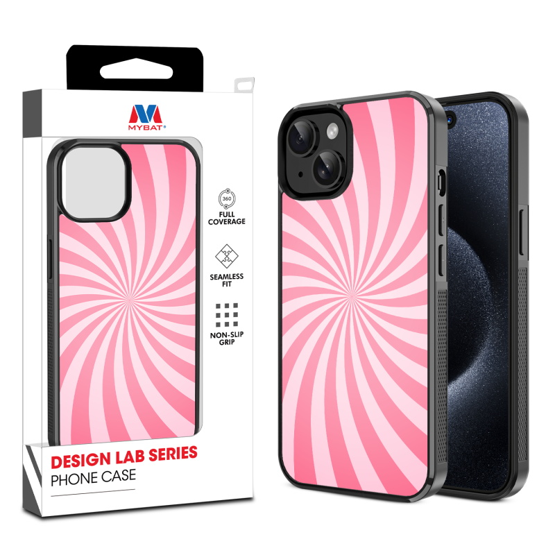 MyBat Design Lab Series Case for Apple iPhone 15 (6.1) - Candy Swirl