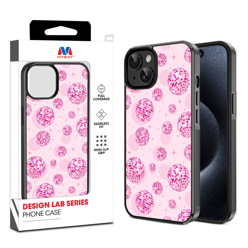 MyBat Design Lab Series Case for Apple iPhone 15 (6.1) - Disco Balls