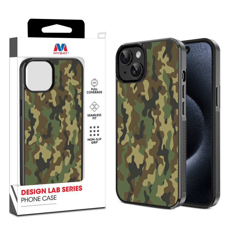 MyBat Design Lab Series Case for Apple iPhone 15 (6.1) - Military Camouflage