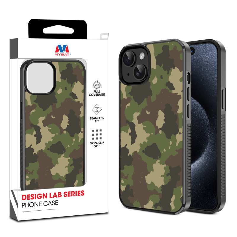MyBat Design Lab Series Case for Apple iPhone 15 (6.1) - Army Camouflage