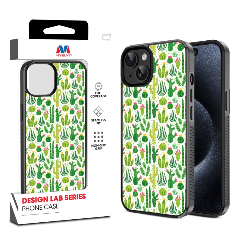MyBat Design Lab Series Case for Apple iPhone 15 (6.1) - Succulents