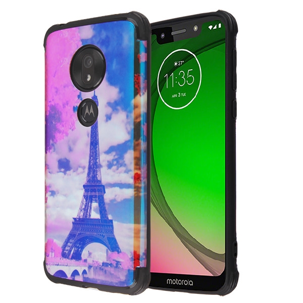 MyBat Hologram Case for Motorola Moto G7 Play Alcatel T-Mobile Revvlry - Eiffel Tower Black for Motorola Moto G7 Play MyBat Hologram Case for Motorola Moto G7 Play Alcatel T-Mobile Revvlry - Eiffel Tower Black for Motorola Moto G7 Play