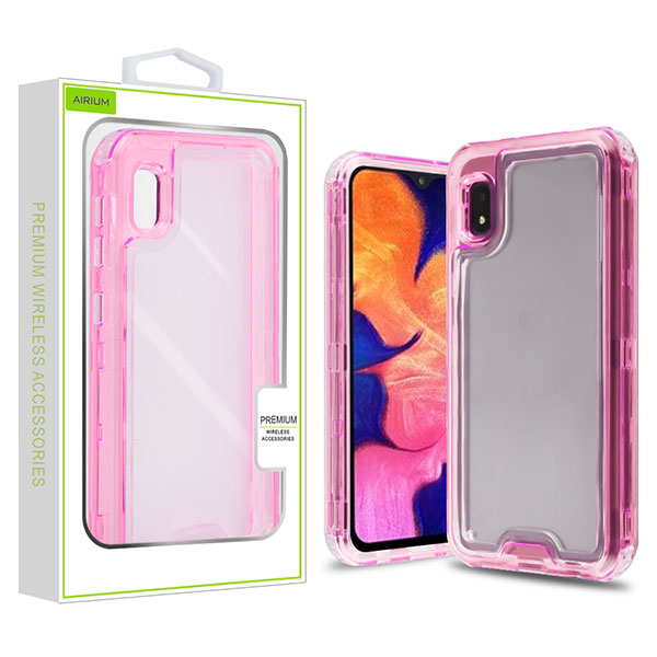 Airium Hybrid Case for Samsung Galaxy A10E - Transparent Pink Transparent Clear for Samsung Galaxy A10E Airium Hybrid Case for Samsung Galaxy A10E - Transparent Pink Transparent Clear for Samsung Galaxy A10E