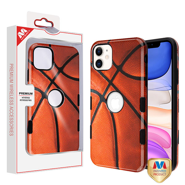 MyBat TUFF Subs Series Case for Apple iPhone 11 - Basketball-Sports Collection Black for Apple iPhone 11 MyBat TUFF Subs Series Case for Apple iPhone 11 - Basketball-Sports Collection Black for Apple iPhone 11