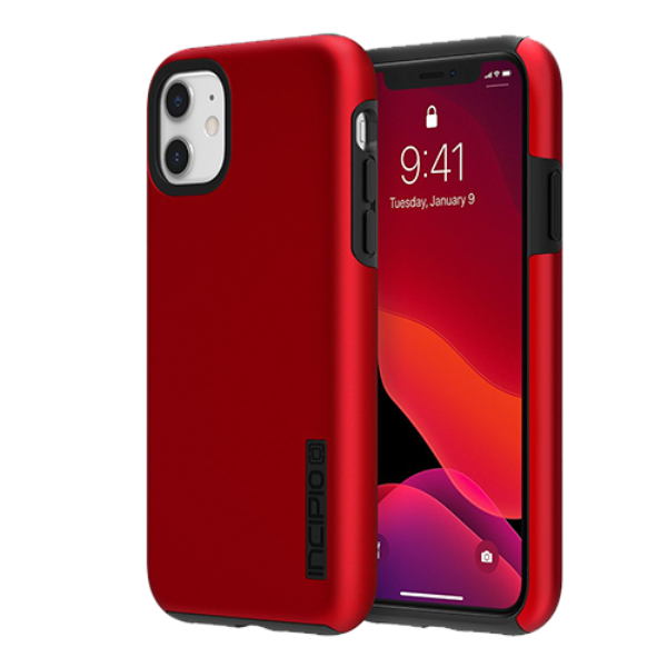 Incipio Dualpro Case For Apple Iphone 11 Red Black For Apple Iphone 11 Incipio Dualpro Case For Apple Iphone 11 Red Black For Apple Iphone 11