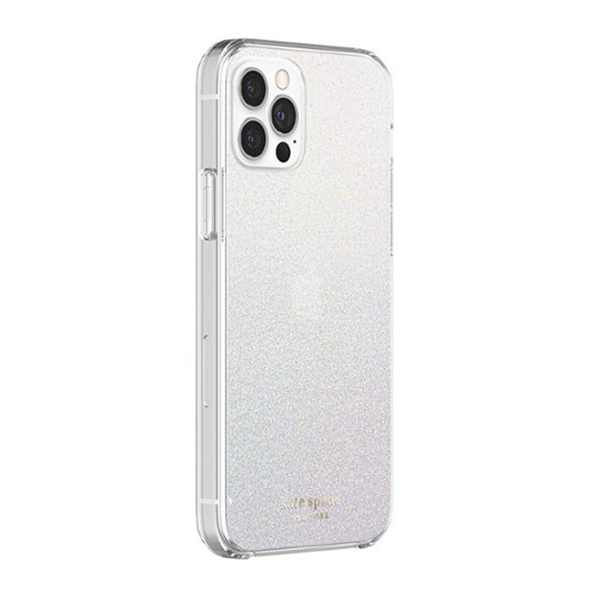Kate Spade New York Collection Case for Apple iPhone 12 iPhone 12 Pro -  White Glitter Wash for Apple iPhone 12 Pro () Apple iPhone 12 ()