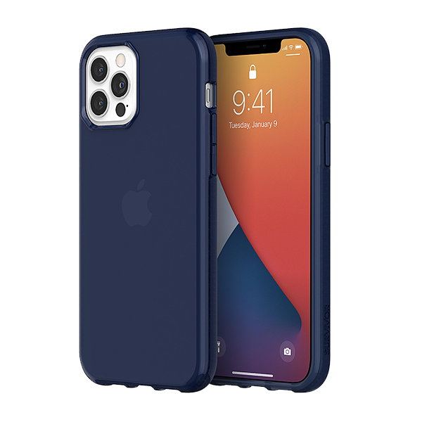 Griffin Survivor Clear Series Case for Apple iPhone 12 iPhone 12 Pro - Navy Blue for Apple iPhone 12 Pro Apple iPhone 12 Griffin Survivor Clear Series Case for Apple iPhone 12 iPhone 12 Pro - Navy Blue for Apple iPhone 12 Pro Apple iPhone 12