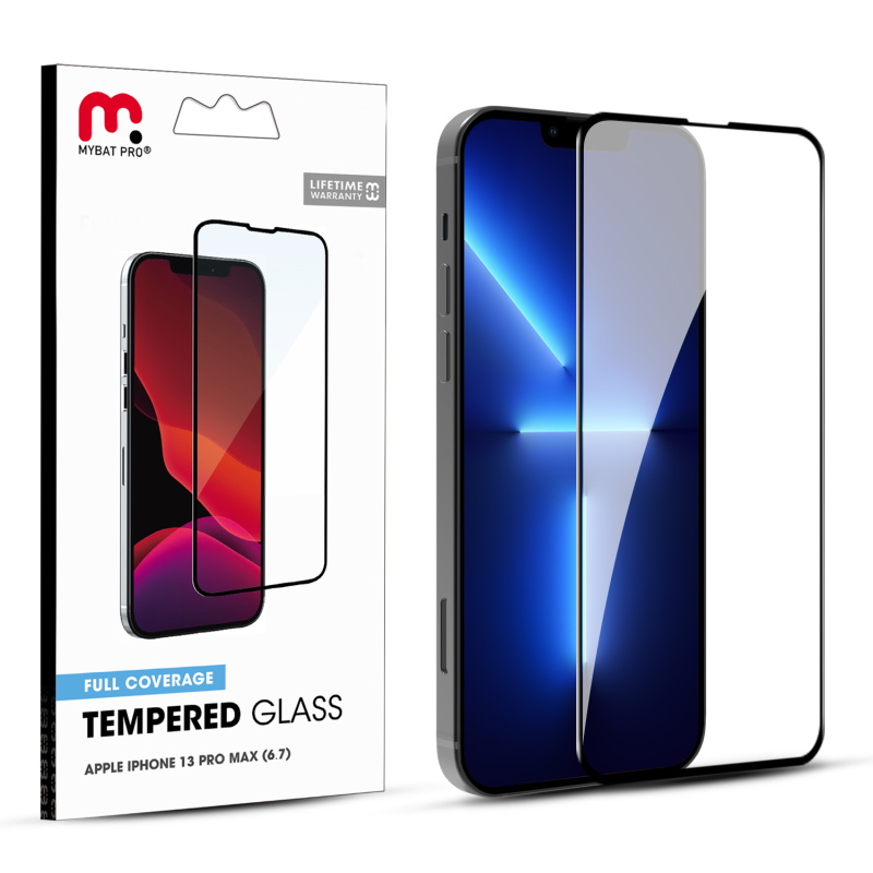 Mybat Pro Full Coverage Tempered Glass Screen Protector For Apple Iphone 13 Pro Max 6 7 14