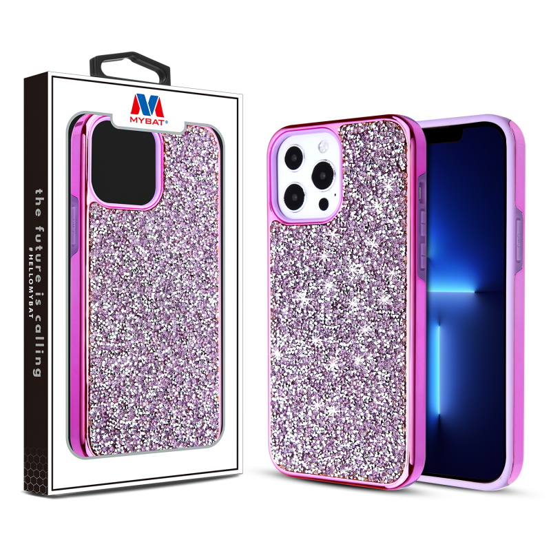 Mybat Encrusted Rhinestones Hybrid Case For Apple Iphone 13 Pro Max 6 7 Electroplated Purple Purple For Apple Iphone 13 Pro Max 6 7 Mybat Encrusted Rhinestones Hybrid Case For Apple Iphone 13 Pro Max 6 7 Electroplated Purple Purple For Apple Iphone 13 Pro Max 6 7