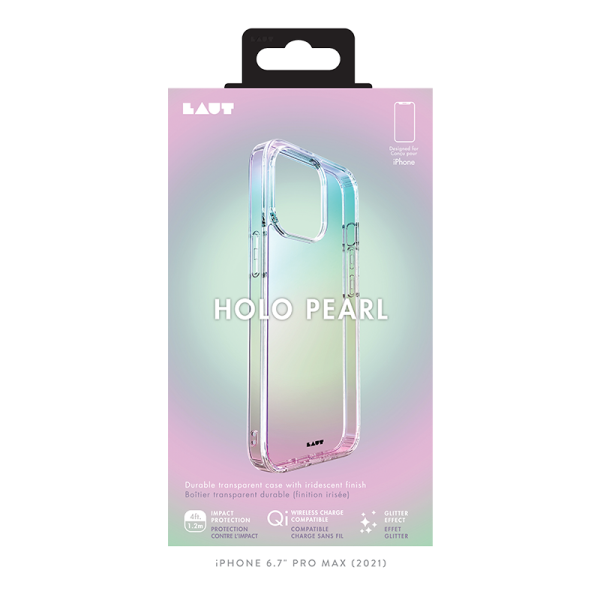 Laut Holo Case for Apple iPhone 13 Pro Max (6.7) - Pearl for Apple iPhone 13 Pro Max Laut Holo Case for Apple iPhone 13 Pro Max (6.7) - Pearl for Apple iPhone 13 Pro Max