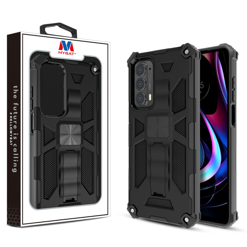 MyBat Sturdy Hybrid Case (with Stand) for Motorola Edge (2021) Edge 5G UW - Black Black for Motorola Edge 5G UW Motorola Edge (2021) MyBat Sturdy Hybrid Case (with Stand) for Motorola Edge (2021) Edge 5G UW - Black Black for Motorola Edge 5G UW Motorola Edge (2021)
