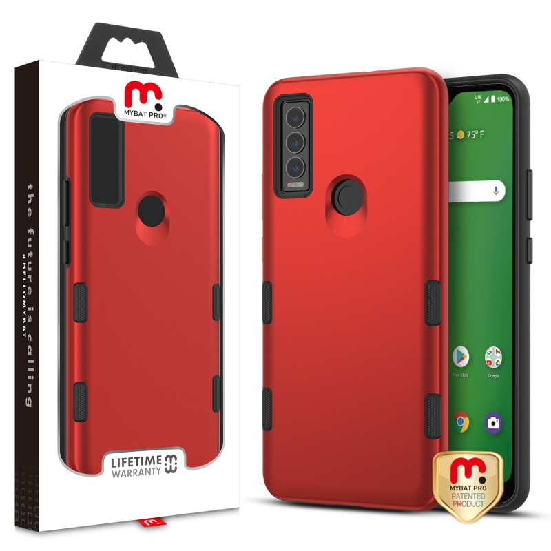 MyBat Pro TUFF Subs Series Case for Cricket Ovation 3 At&t Motivate Max - Red for At&t Motivate Max Cricket Ovation 3 MyBat Pro TUFF Subs Series Case for Cricket Ovation 3 At&t Motivate Max - Red for At&t Motivate Max Cricket Ovation 3