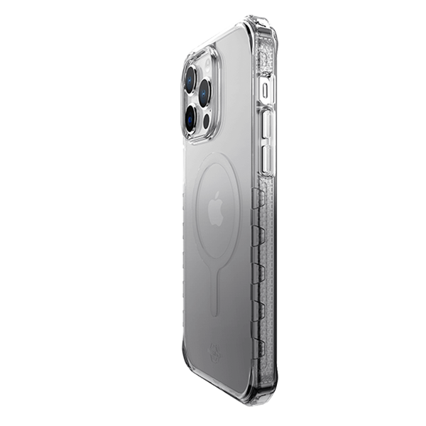 Itskins - Supreme Clear Case for Apple iPhone 13 Pro - Smoke and Transparent