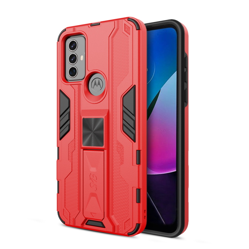 SYB Reflex Series Case w Kickstand for Motorola Moto G Play (2023) - Red for Motorola Moto G Play (2023) SYB Reflex Series Case w Kickstand for Motorola Moto G Play (2023) - Red for Motorola Moto G Play (2023)