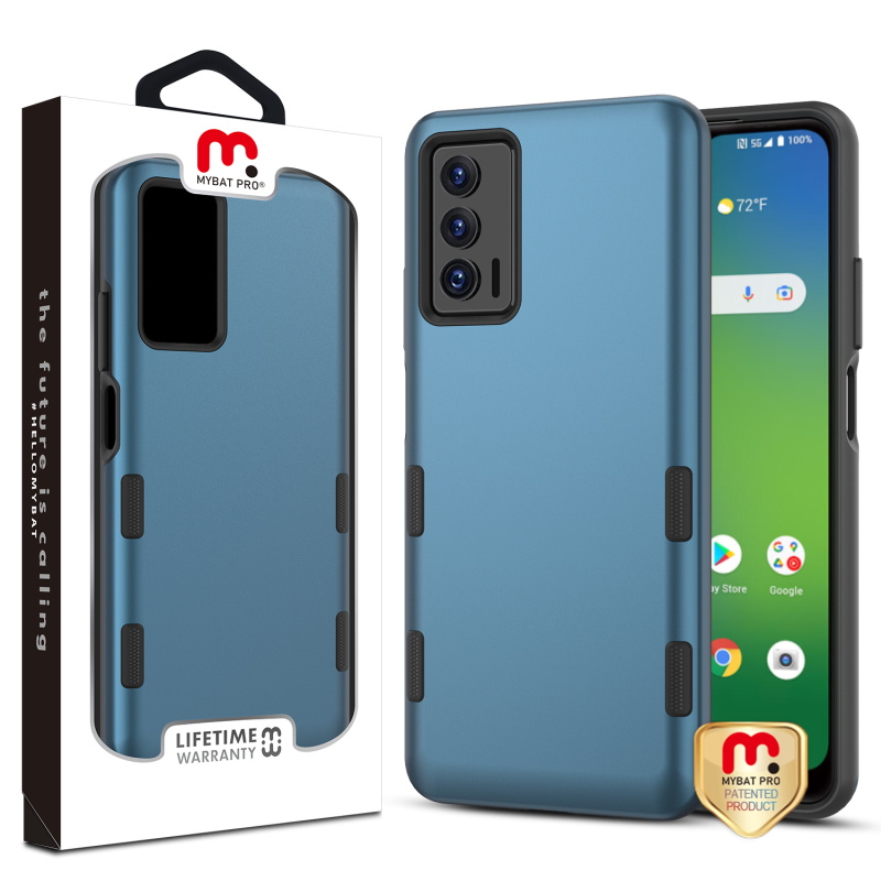 MyBat Pro TUFF Subs Series Case for Cricket Outlast At&t Jetmore - Blue for  At&t Jetmore Cricket Outlast