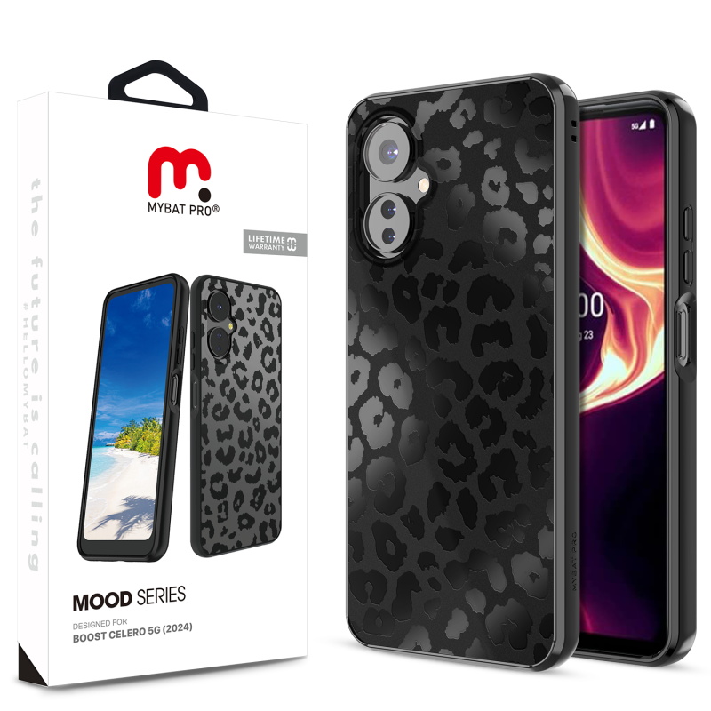MyBat Pro Mood Series Case for Boost Celero 5G (2024) - Black Leopard for Boost Celero 5G (2024) MyBat Pro Mood Series Case for Boost Celero 5G (2024) - Black Leopard for Boost Celero 5G (2024)