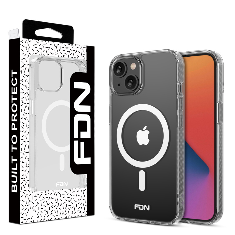 FDN Clear Series MagSafe Case for Apple iPhone 16e 14 13 - Clear for Apple iPhone 17e Apple iPhone 16e Apple iPhone 14 FDN Clear Series MagSafe Case for Apple iPhone 16e 14 13 - Clear for Apple iPhone 17e Apple iPhone 16e Apple iPhone 14