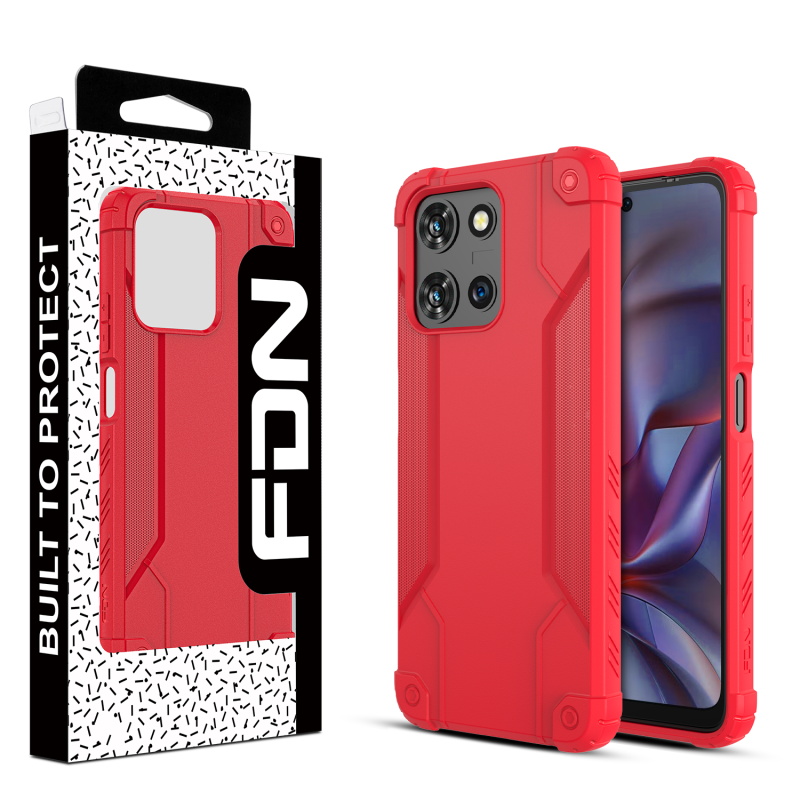 FDN Tactile Series Case for Motorola Moto G 5G (2025) - Red for Motorola Moto G 5G (2025) FDN Tactile Series Case for Motorola Moto G 5G (2025) - Red for Motorola Moto G 5G (2025)