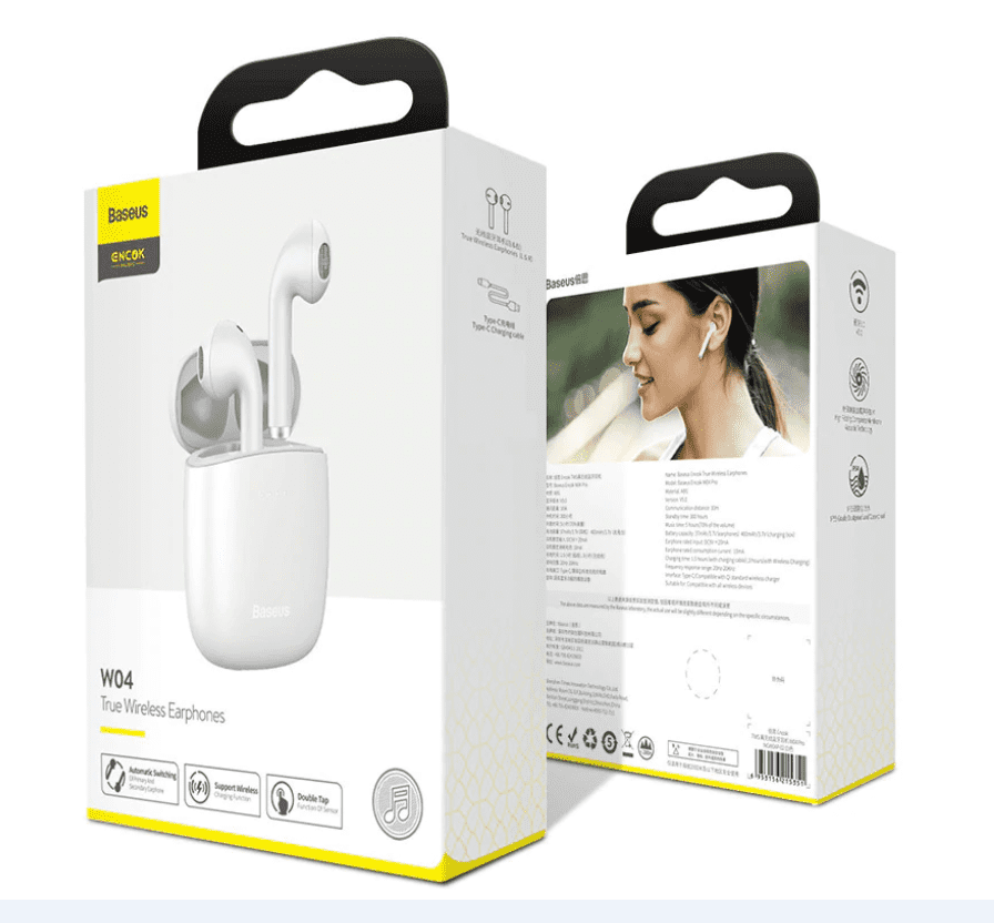 Baseus Encok W04 True Wireless Bluetooth Earphones -