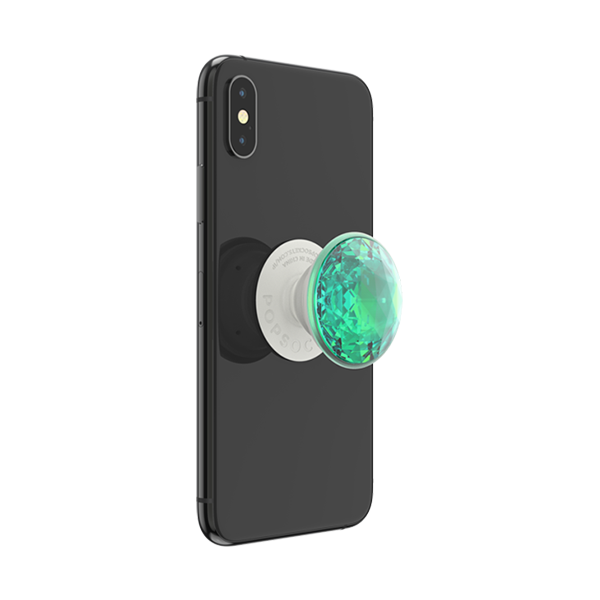 PopSockets Phone and Tablet Premium Swappable PopGrip - Disco Crystal Mint