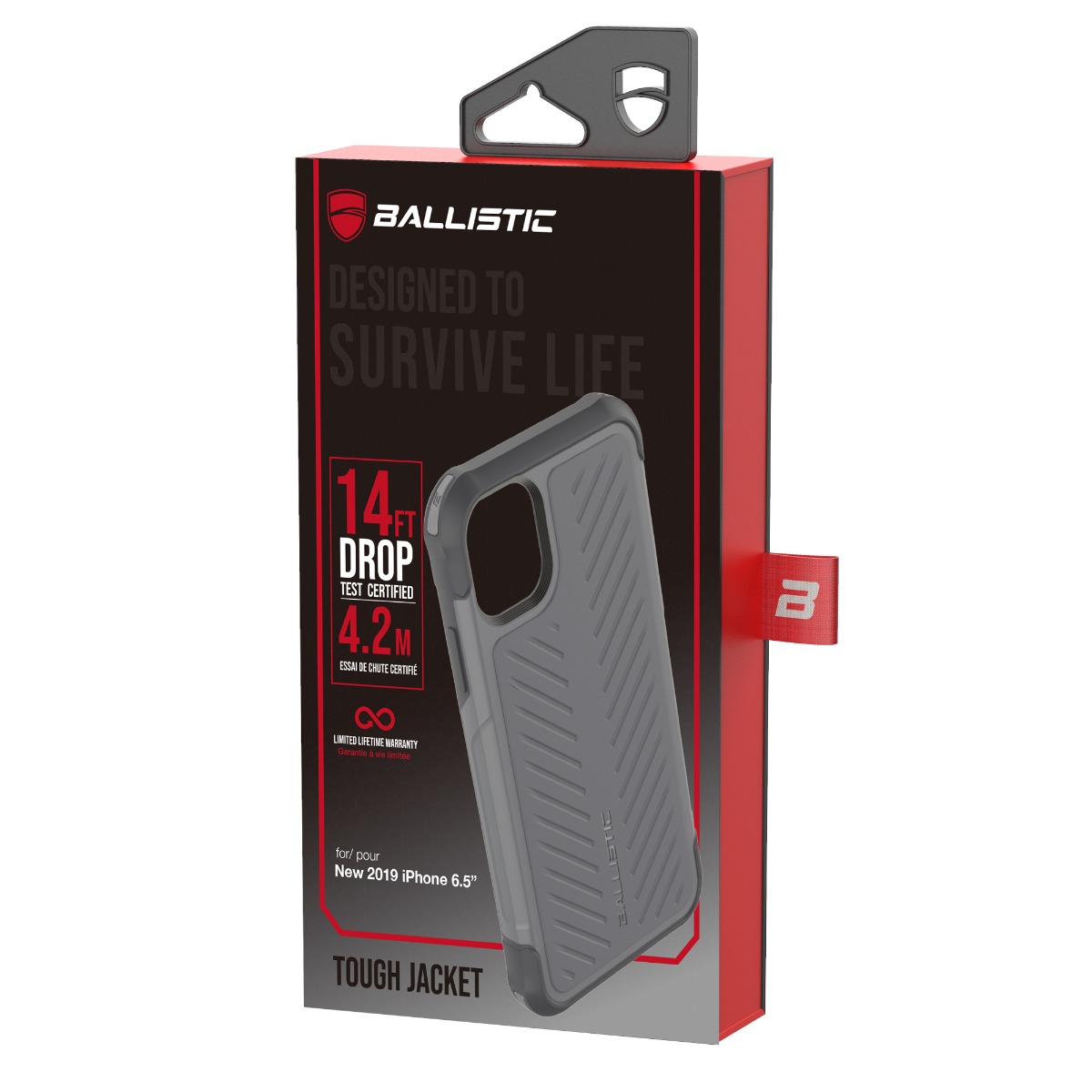 Ballistic Tough Jacket Series Case for Apple iPhone 11 Pro Max - Gray for Apple iPhone 11 Pro Max Ballistic Tough Jacket Series Case for Apple iPhone 11 Pro Max - Gray for Apple iPhone 11 Pro Max