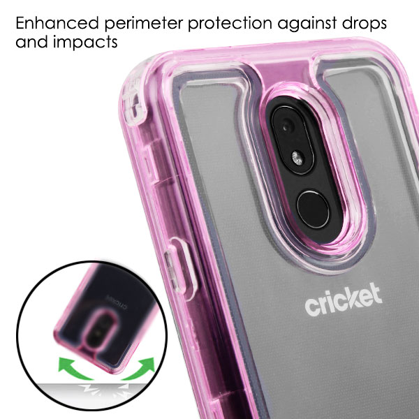 Airium Hybrid Case for Lg Stylo 5 - Transparent Pink Transparent Clear for Lg Stylo 5 Airium Hybrid Case for Lg Stylo 5 - Transparent Pink Transparent Clear for Lg Stylo 5