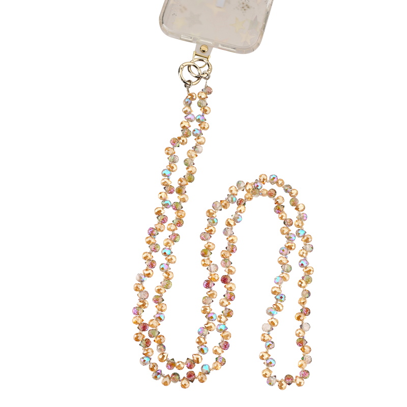 ハンドメイド1114 MyBat Gleaming Prism Adorn Series Beaded Crossbody Phone
