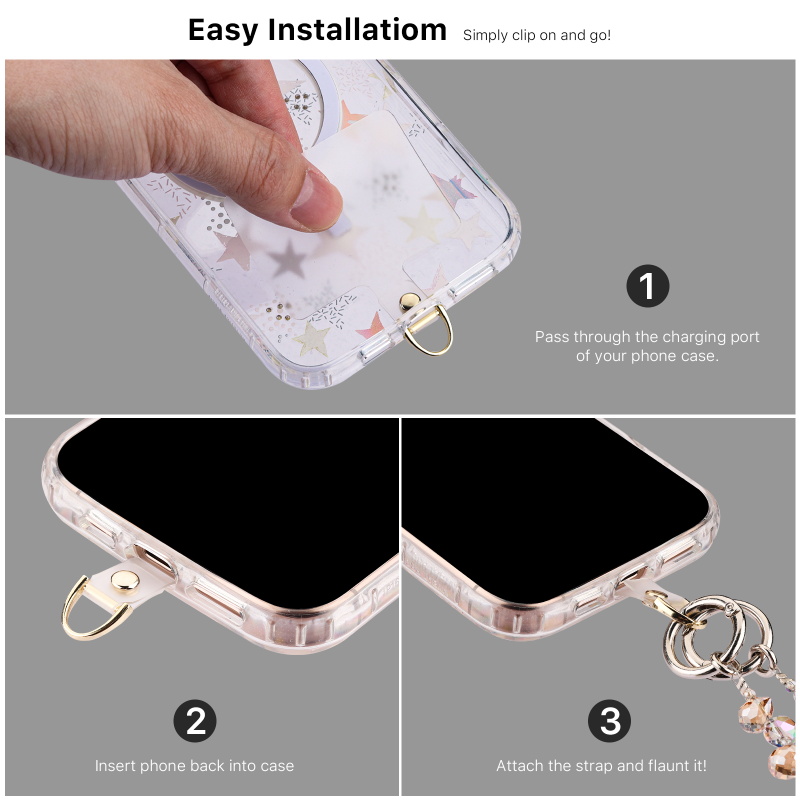 MyBat Gleaming Prism Adorn Series Beaded Crossbody Phone