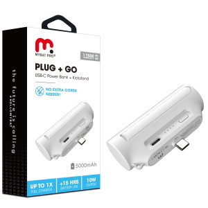 PureJuice® 10,000mAh Dual USB Portable Charger, Black