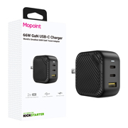 Mopoint PD 66W GaN 3-Port (2C1A) Charger[GaN Tech] - Black 